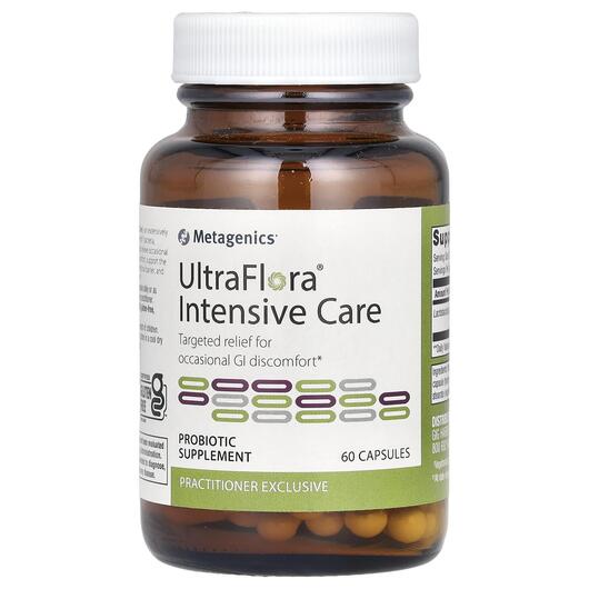 Основне фото товара UltraFlora Intensive Care, Підтримка кишківника, 60 капсул