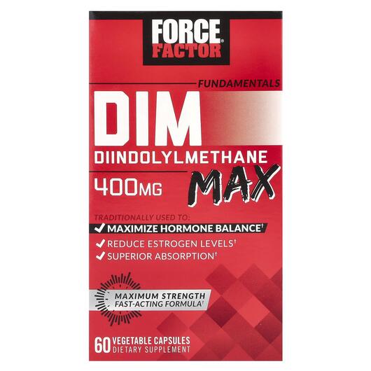 Основне фото товара Fundamentals Diindolylmethane Max 400 mg, Дііндолілметан, 60 капс