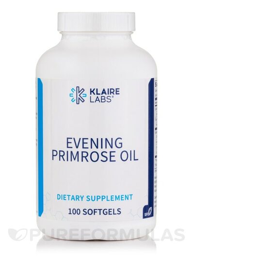 Основне фото товара Evening Primrose Oil, Олія примули вечірньої, 100 капсул