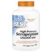 Фото товару Serrapeptase 120000 SPU, Серрапептаза 120000 SPU, 270 капсул