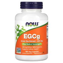 EGCg 400 mg Экстракт Зеленого Чая NOW 180 капсул