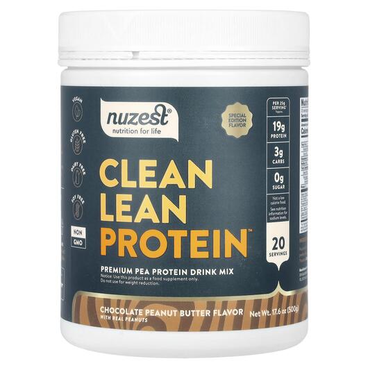 Основне фото товара Clean Lean Protein Chocolate Peanut Butter, Протеїн, 500 г
