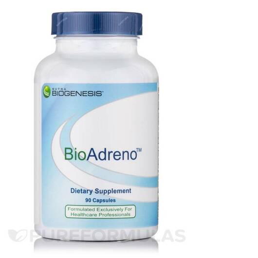 Основне фото товара Nutra BioGenesis, BioAdreno, Підтримка наднирників, 90 капсул