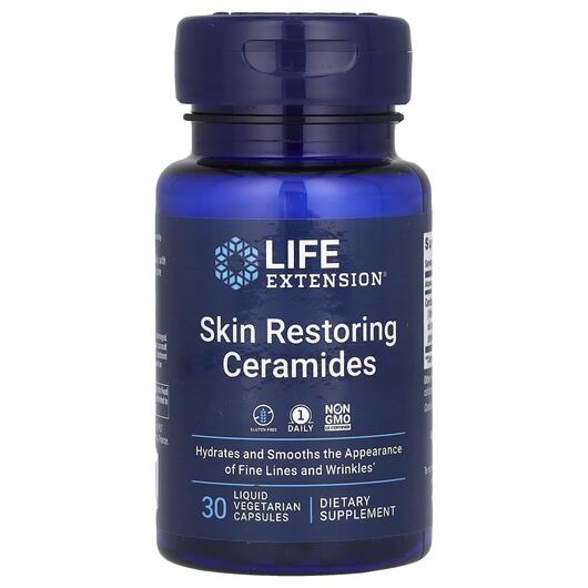Основне фото товара Life Extension, Skin Restoring Ceramides, Кераміди, 30 капсул