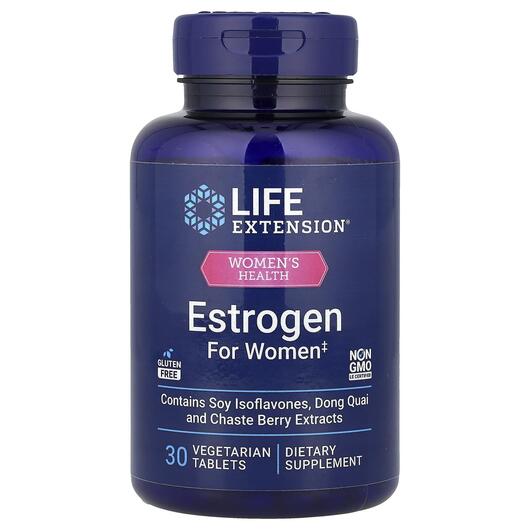 Основне фото товара Estrogen for Women, Підтримка естрогену, 30 таблеток