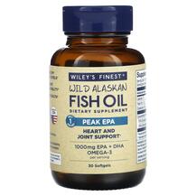 ЕПК Wild Alaskan Fish Oil Peak EPA 1250 mg Wiley's