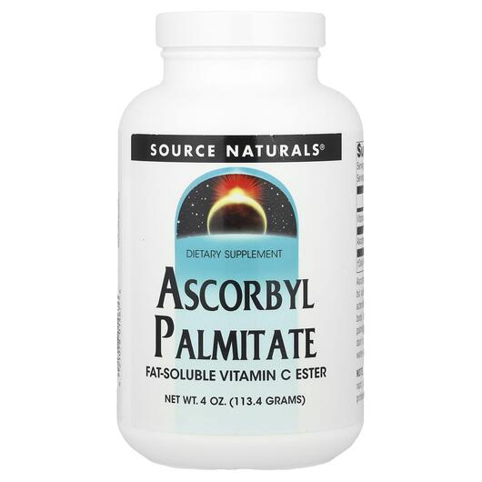 Основне фото товара Source Naturals, Ascorbyl Palmitate, Аскорбіл пальмітат, 113.4 г