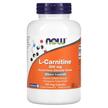NOW, L-Carnitine 500 mg, L-Карнитин 500 мг, 180 капсул