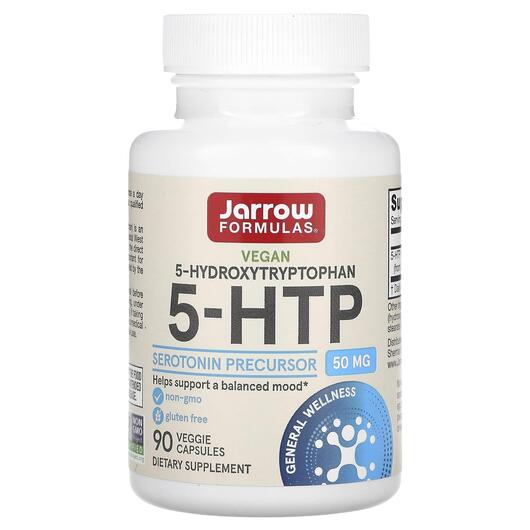 Основне фото товара 5-HTP 50 mg, 5-гідрокситриптофан 50 мг, 90 капсул