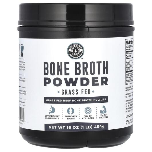 Основне фото товара Bone Broth Powder, Зміцнення кісток, 454 г