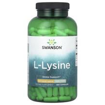 L-Лізин L-Lysine 500 mg Swanson 300 капсул L-Лізин L-Lysine 500 mg Swanson 300 капсул