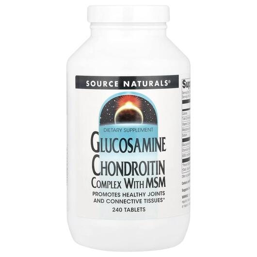 Основне фото товара Glucosamine Chondroitin Complex, Глюкозамін Хондроітин, 240 табле