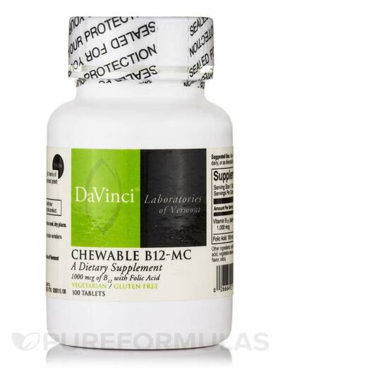 Основне фото товара Chewable B12-MC, Метилкобаламін B12, 100 таблеток