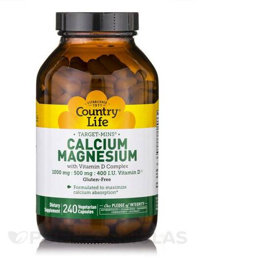Основне фото товара Target-Mins Calcium-Magnesium with Vitamin, Кальцій Магній D3, 24