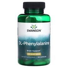 DL-Phenylalanine 500 mg L-Фенилаланин Swanson