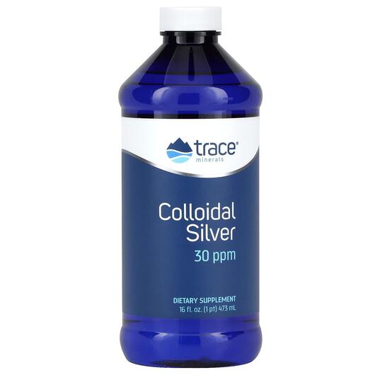 Основне фото товара Trace, Colloidal Silver 30 ppm, Срібло, 473 мл