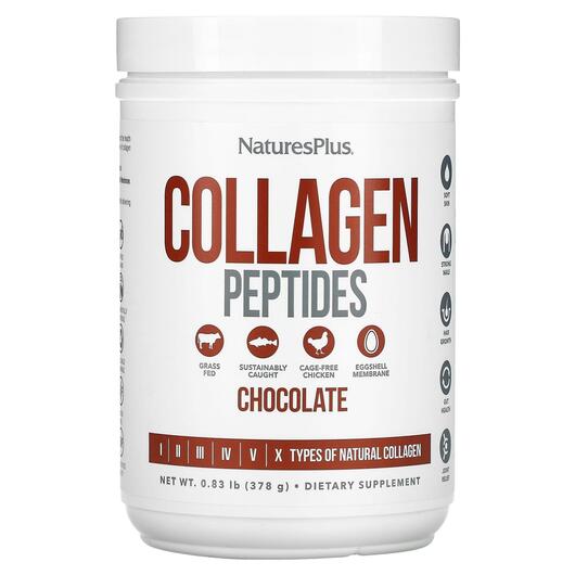 Основне фото товара Collagen Peptides Chocolate, Колагенові пептиди, 378 г