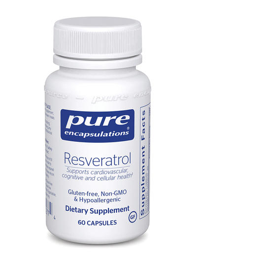 Основне фото товара Pure Encapsulations, Resveratrol, Ресвератрол, 60 капсул