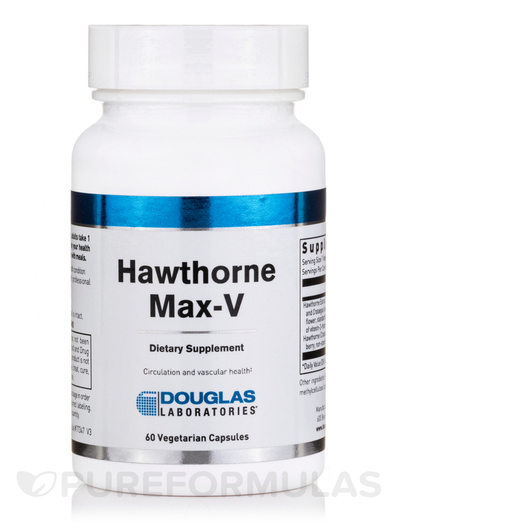 Основне фото товара Douglas Laboratories, Hawthorne Max-V, Глід, 60 Capluses