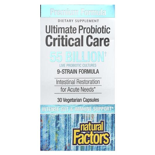 Основне фото товара Ultimate Probiotic Critical Care 55 Billion, Пробіотики, 30 капсу