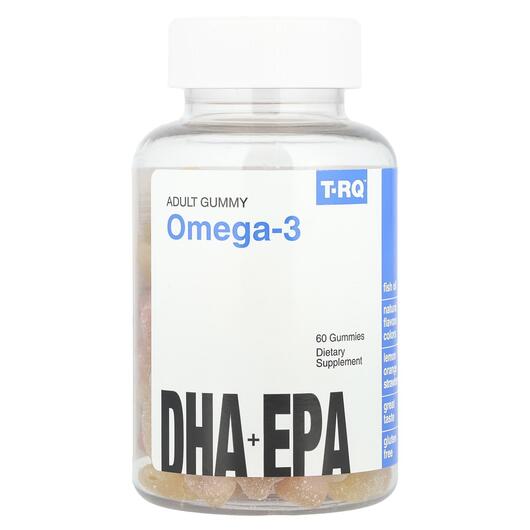 Основне фото товара T-RQ, Omega-3 DHA + EPA, Риб'ячий жир Омега-3, 60 цукерок