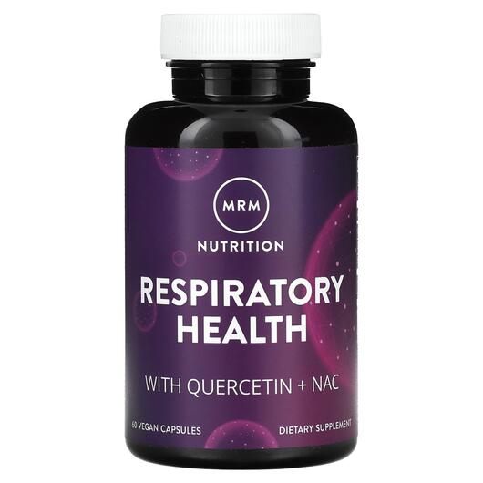 Основне фото товара Respiratory Health with Quercetin + NAC, Кверцетин, 60 капсул