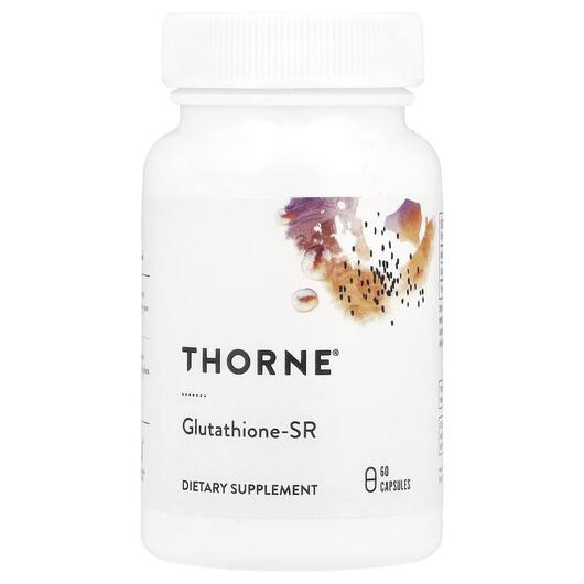 Основне фото товара Thorne, Glutathione-SR 60, Амінокислоти, 60 капсул