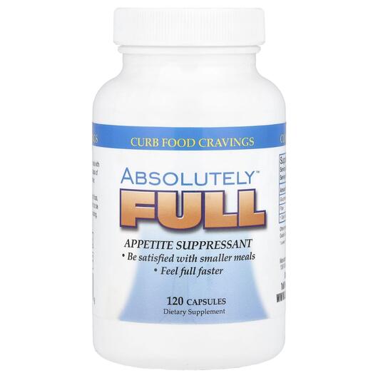 Основне фото товара Absolute Nutrition, Absolutely Full, Жироспалювачі, 120 капсул