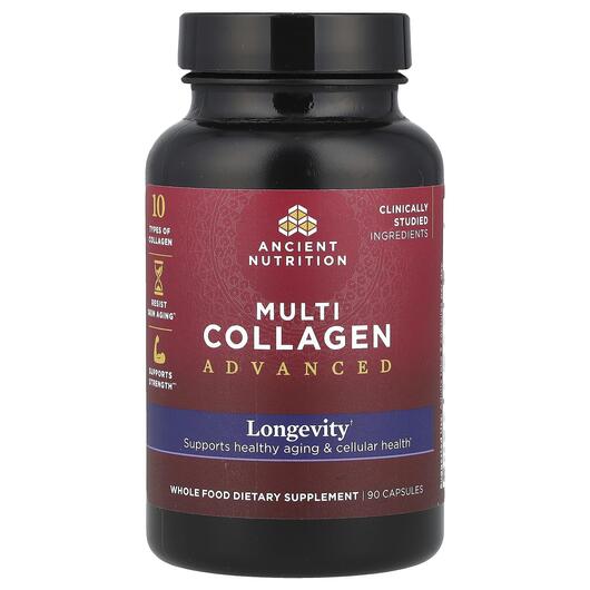 Основне фото товара Multi Collagen Advanced Longevity, Колаген, 90 капсул