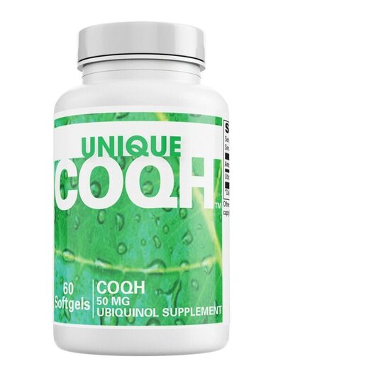 Основне фото товара A.C. Grace Company, Unique CoQH 50 mg, Коензим CoQ10, 60 капсул