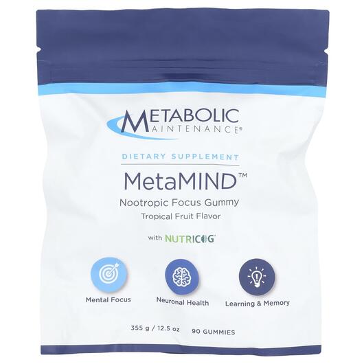 Основне фото товара MetaMIND with Nutricog, Підтримка мозку, 90 таблеток