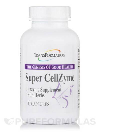 Основне фото товара Transformation Enzymes, Super CellZyme, Ферменти, 90 капсул