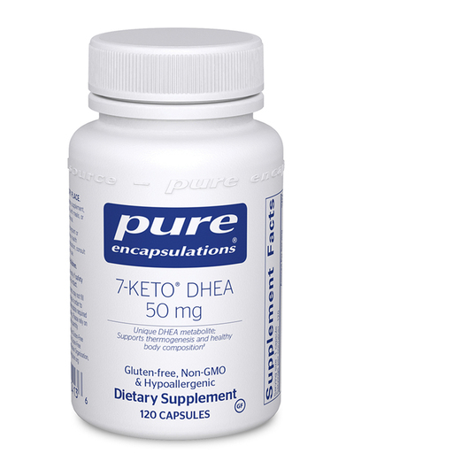 Основне фото товара Pure Encapsulations, 7-Keto DHEA 50 mg, 7-Кето ДГЕА, 120 капсул
