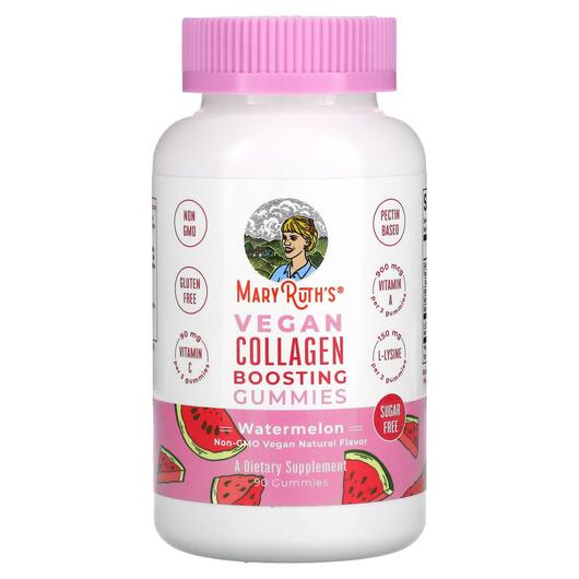 Основне фото товара Vegan Collagen Boosting Gummies Watermelon, Колаген, 90 таблеток