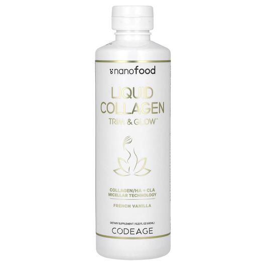 Основне фото товара Nanofood Liquid Collagen Trim & Glow French Vanilla, Колаген,