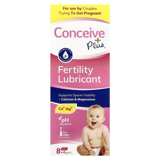 Основне фото товара Conceive Plus, Fertility Lubricant, Підтримка Лібідо, 8 шт