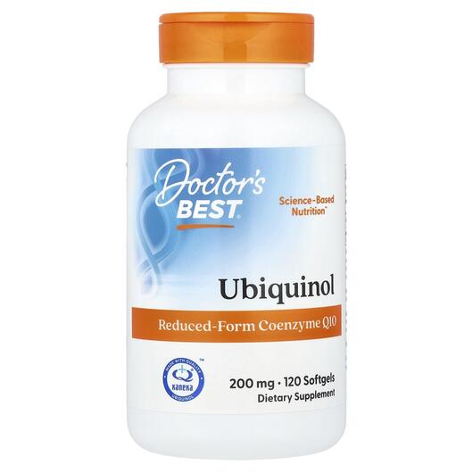 Основне фото товара Ubiquinol Kaneka 200 mg, Убіхінол Канека 200 мг, 120 капсул