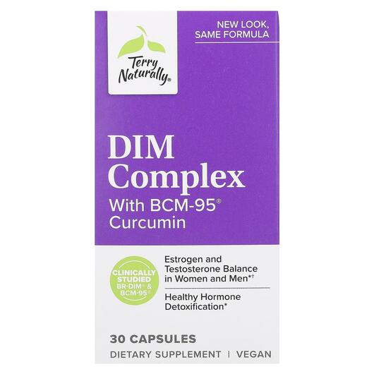 Основне фото товара Dim Complex With BCM-95 Curcumin, Диметилгліцин ДМГ, 30 капсул
