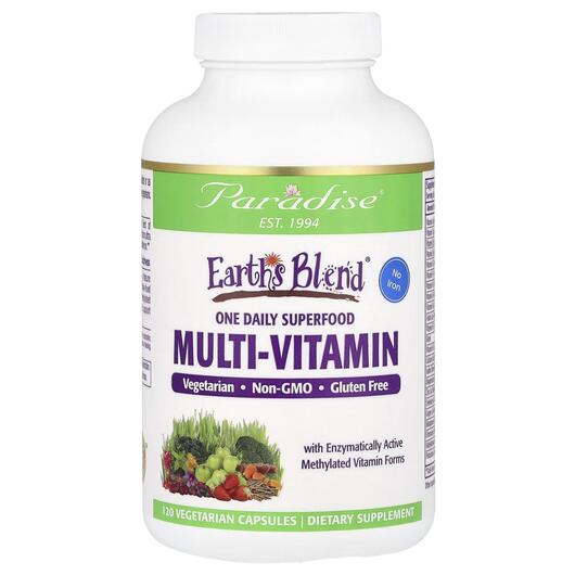 Основне фото товара Earth's Blend One Daily Superfood Multi-Vitamin, Мультивітам