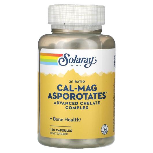 Основне фото товара 2:1 Ratio Cal-Mag Asporotates Advanced, Кальцій Магній, 120 капсу