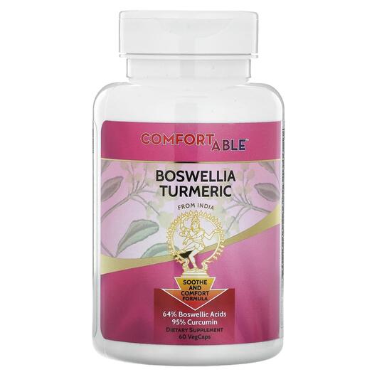 Основне фото товара LifeTime, Comfortable Boswellia Turmeric, Босвелія, 60 капсул