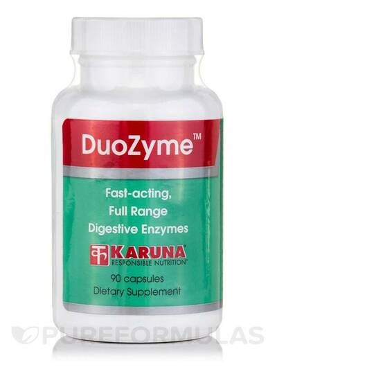 Основне фото товара Karuna Health, DuoZyme, Ферменти, 90 капсул