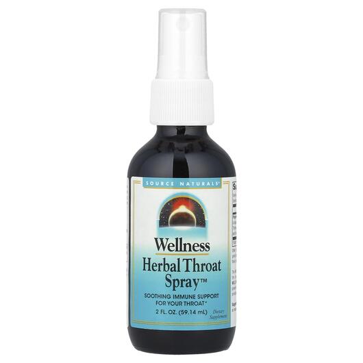 Основне фото товара Wellness Herbal Throat Spray, Спрей для горла, 59.14 мл