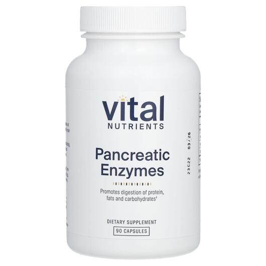 Основне фото товара Pancreatic Enzymes, Підтримка підшлункової, 90 капсул