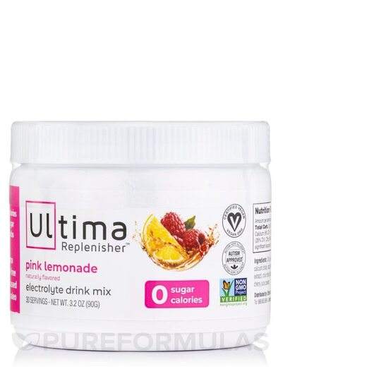 Основне фото товара Electrolyte Hydration Powder Pink, Електроліти, 30 Serving Canist