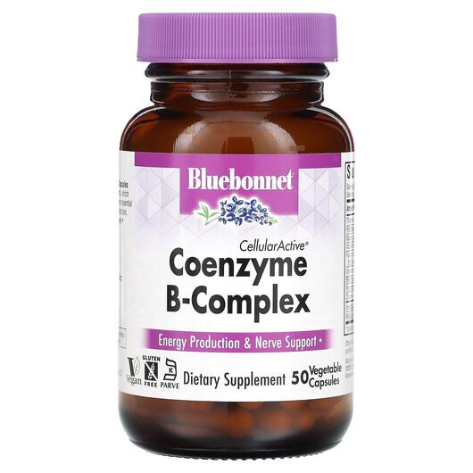 Основне фото товара Bluebonnet Nutrition, Coenzyme B-Complex, B-комплекс, 50 капсул