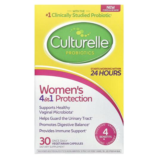 Основне фото товара Culturelle, Women's Healthy Balance, Підтримка Кандиди, 30 к