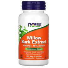 Willow Bark Extract 400 mg Кора Ивы 400 мг NOW