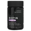 Фото товару Biotin with Coconut Oil 5000 mcg, Вітамін B7 Біотин, 120 капсул