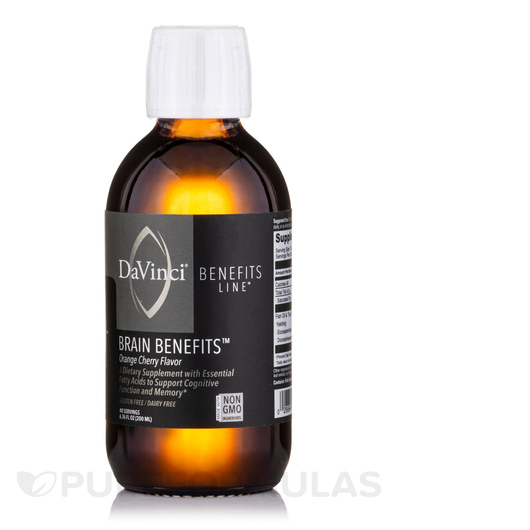 Основне фото товара Brain Benefits Orange Cherry Flavor, Підтримка мозку, 200 мл